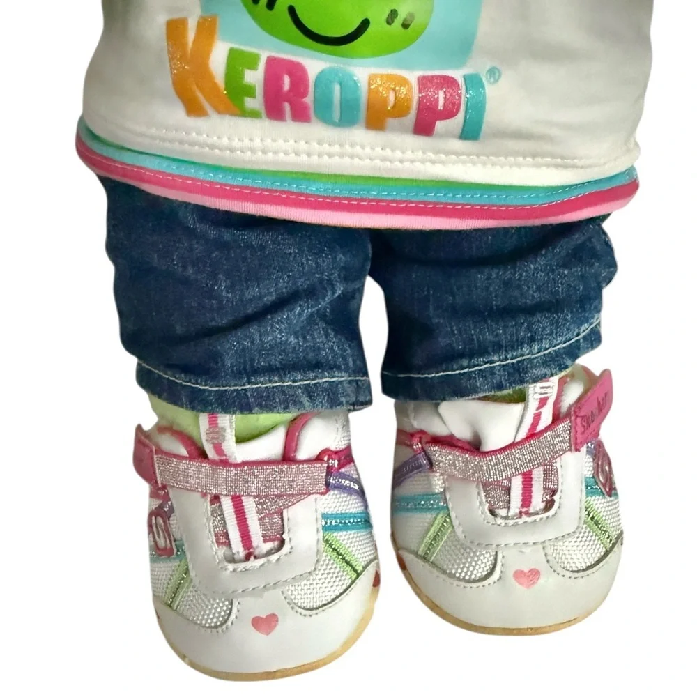 Build A Bear 2010 Sanrio Keroppi Plush & extra outfit
